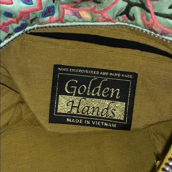 Golden Hands Hand Made Embroidered Bag - Picture 5 of 7